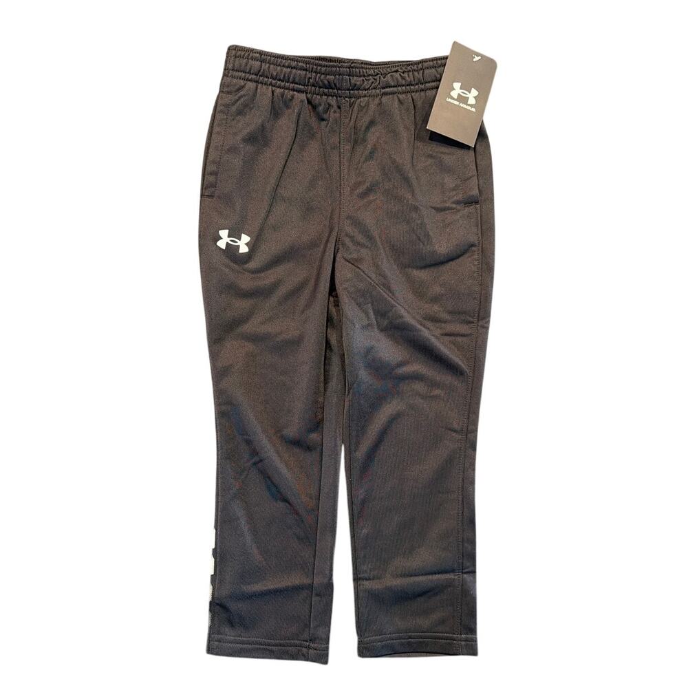 NWT Under Armour Athletic Pants, Black, Toddler Boys Size 3T